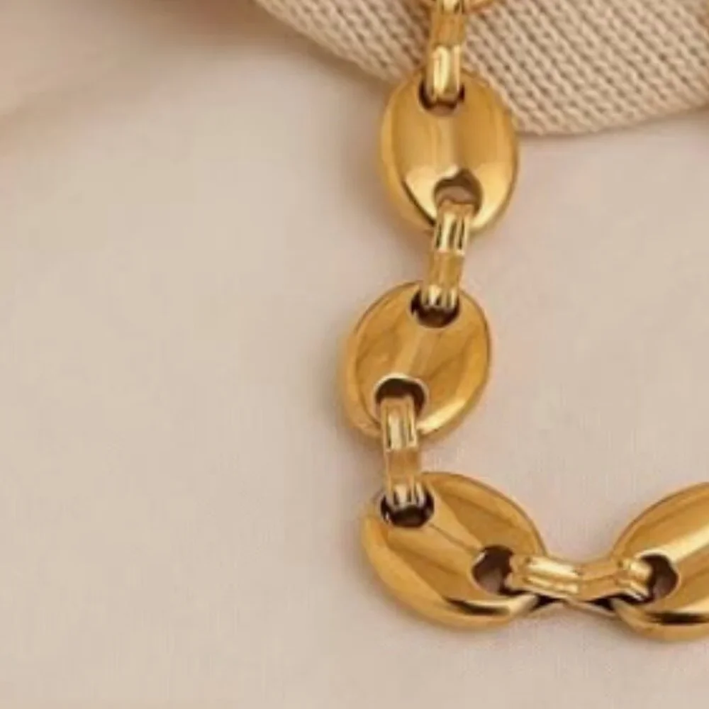 New! Anthro Gold Tone Adjustable Link Chain